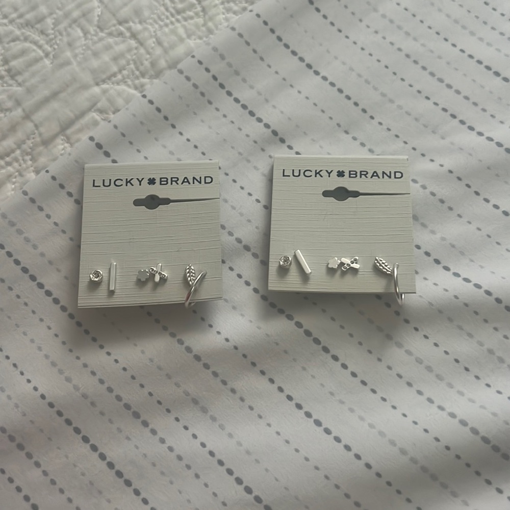 Lucky brand earrings set